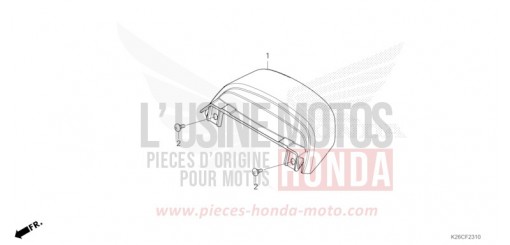 CAPOT ARRIERE MSX125AR de 2024